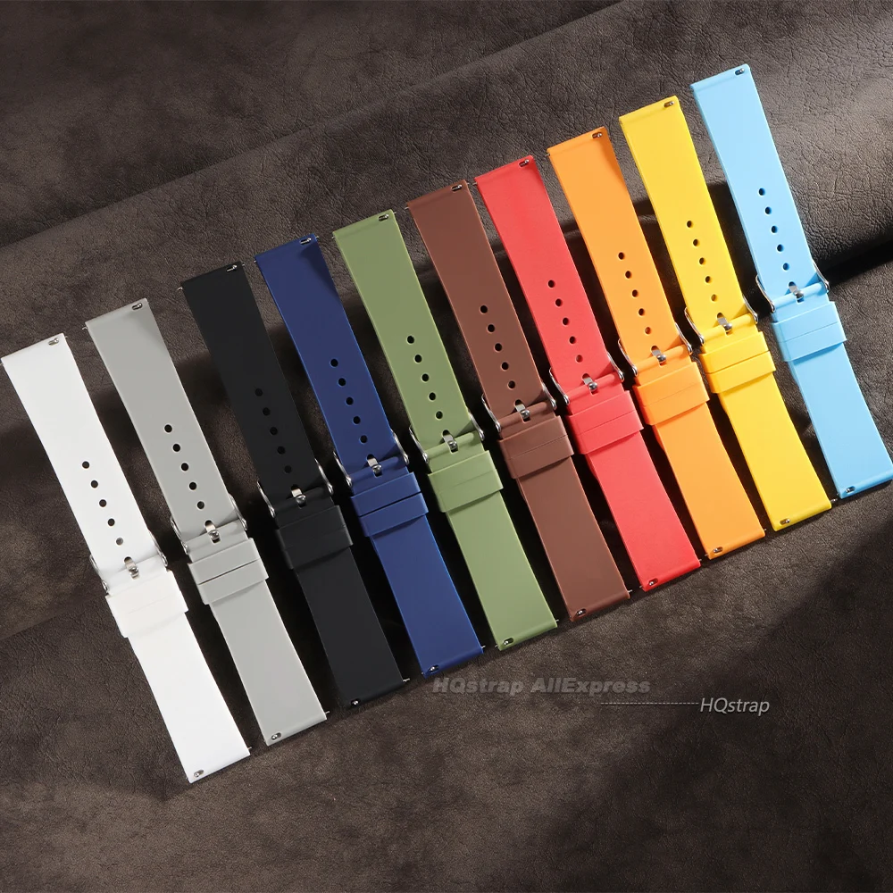 Universal Silicone Quick Release Watchband Bracelet – Flexible & Durable Wristband