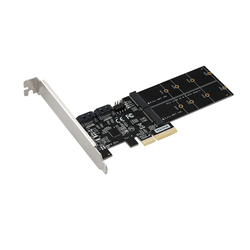 

PCIe Converter computer accessorie PCI-E expansion card PCI-E Riser Card Sata3.0 Adapter PCI-E To M.2 Card B-Key Adapter Card