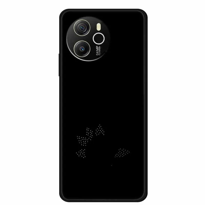 Enhanced Product Title:  
Premium Black Silicone Soft Back Cover Case - Sleek and Durable Phone Shell/Coque, 6.78