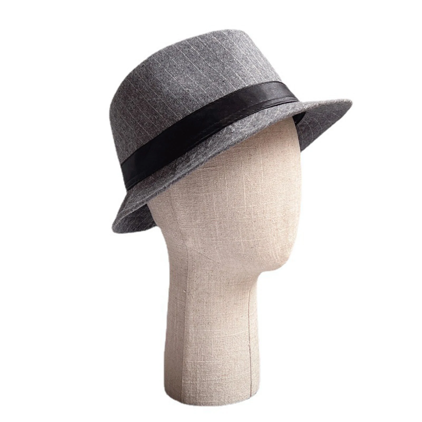 Tête De Mannequin En Mousse Blanche - 27cm De Haut - Pour Présenter Chapeaux, Perruques, Accessoires