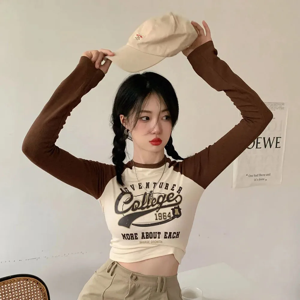 T-shirt Women Long-sleeve 2022 Trend Spring New Korean