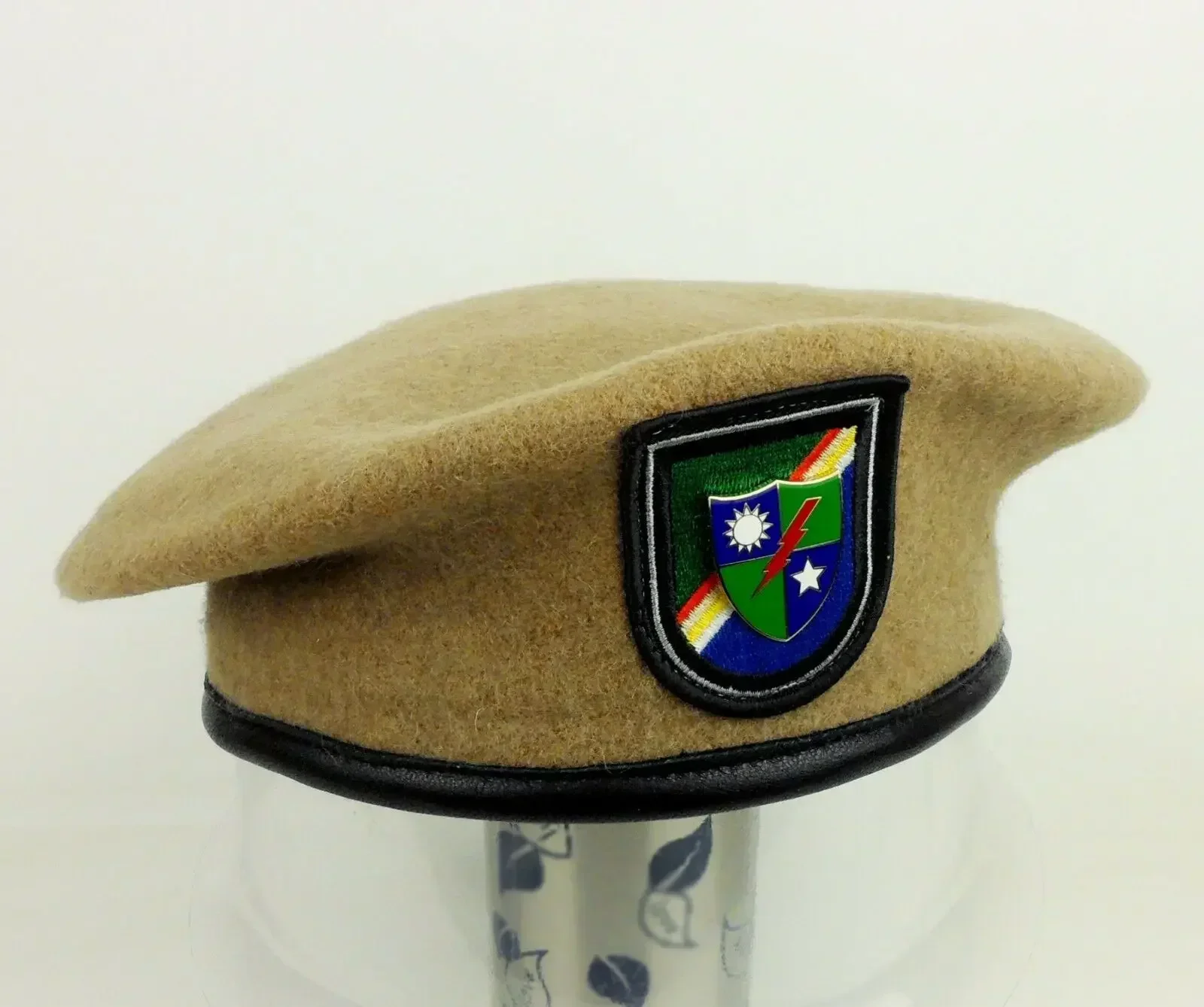 US 75th RANGERS BERET HAT MILITARY BERET FLASH US DUI WOOL