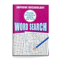 Kids' Word Search: A Fun Puzzle Book to Enhance Vocabulary and Focus Skills - Purple