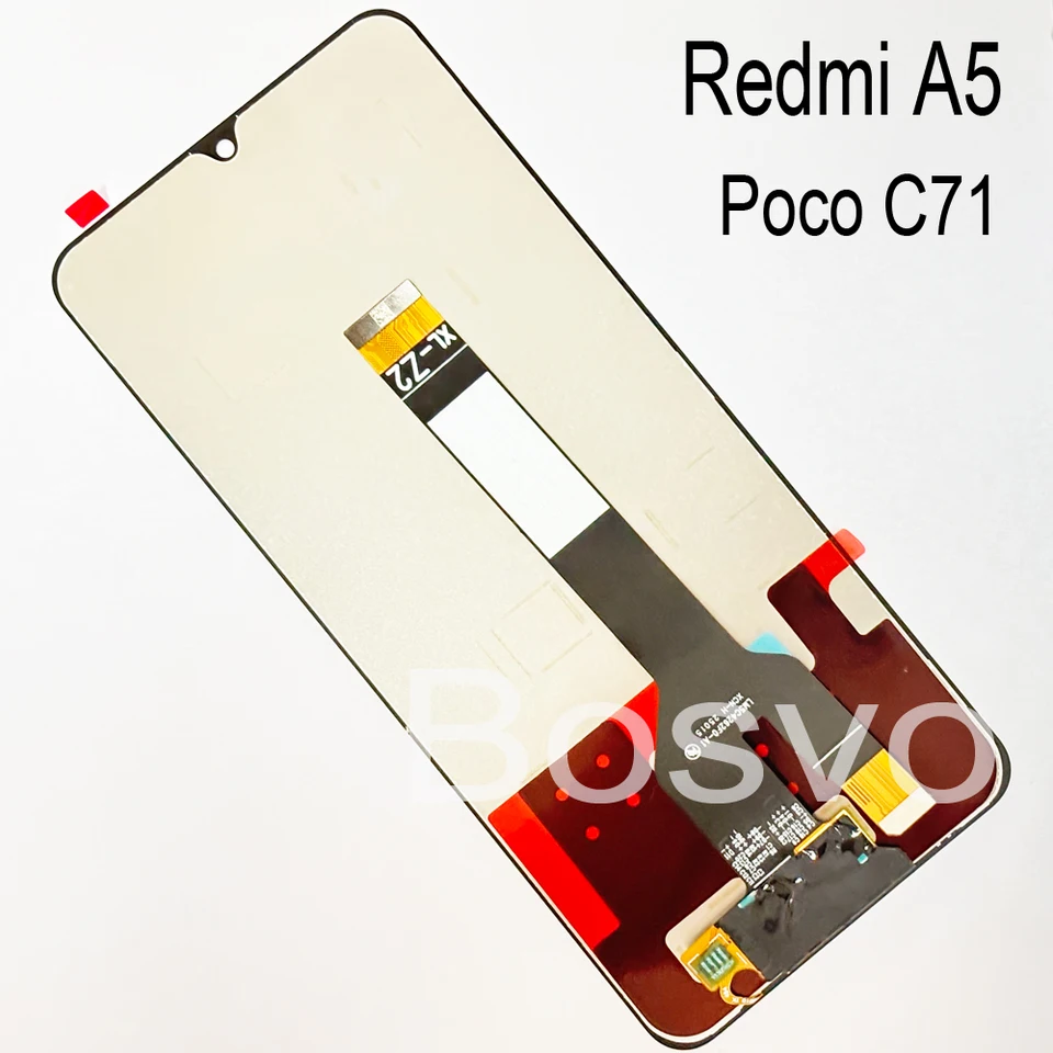 5 Pieces/Lot For Redmi A3 A5 Screen A3X For Poco C61 C71 For