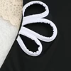 Summer Girls' Swimwear Children's One-Piece Swimsuit with Hollow Design Wide Straps for 8-12Years Older Youngsters Beach Wear 4
