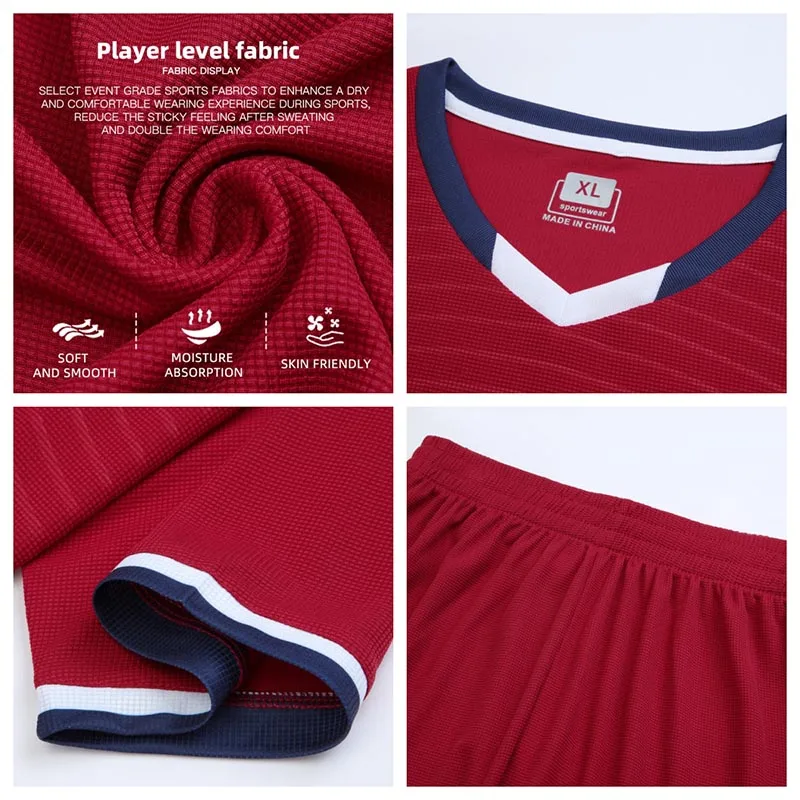 Adult Kids Football Jerseys Men Customize Soccer Uniform Sports Outfit Clothes Women Futsal Sportswear Child Training Tracksuit