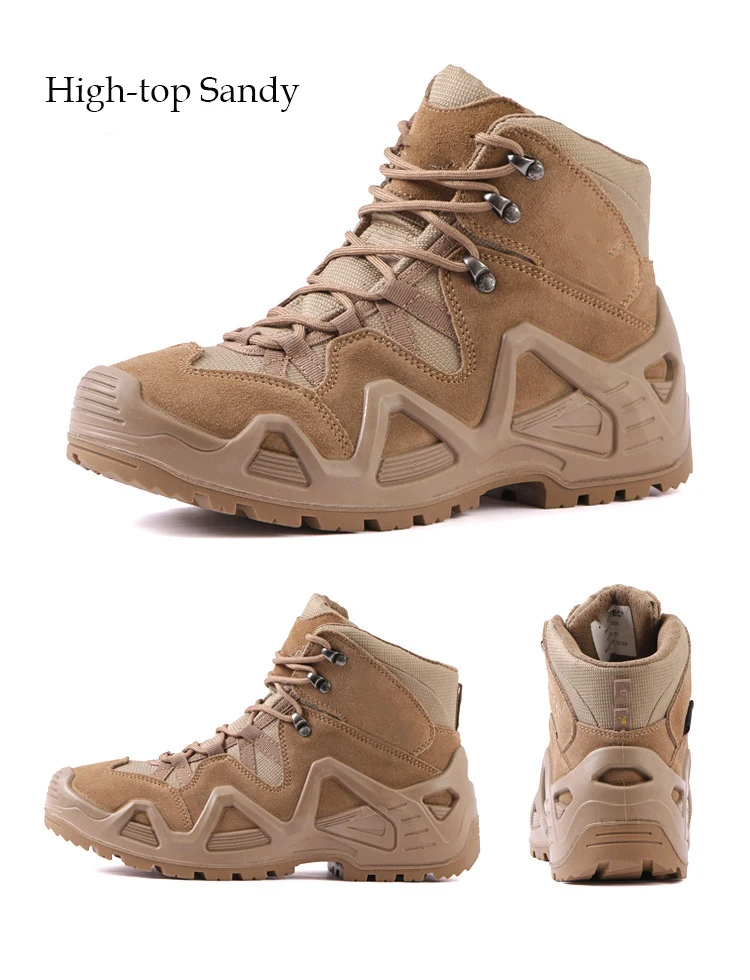Men Tactical Hunting Training Desert Boots Outdoor Camping Hiking Climbing Trekking Non-slip Sports Sneakers