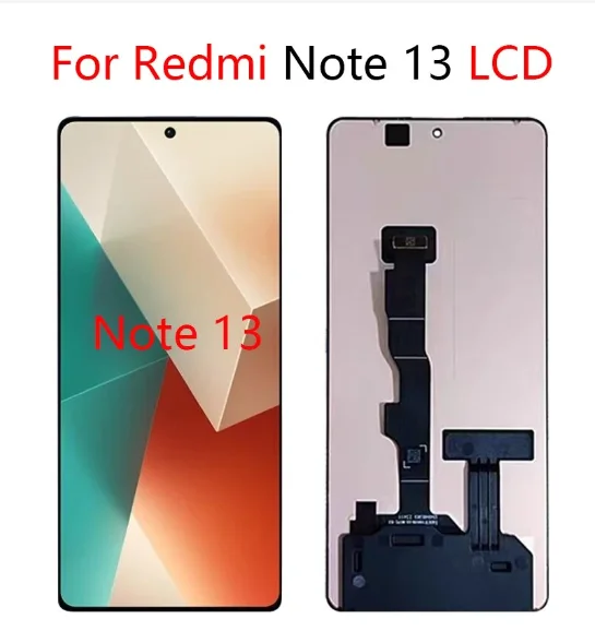 

Новый ЖК-дисплей для Xiaomi Redmi Note 13 5G ЖК-дисплей сенсорный экран дигитайзер черный оригинальный или incell на выбор