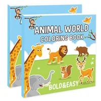 Animal Coloring Book Adorable Animal Character Drawing Book 40 Sheets Coloring Doodles Book Easy And Simple Designs For DIY 1