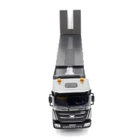 Huina RC Trailer Engineering Vehicle 1318 Simulation Nine Channel Remote Control Flat Trailer 1:24 Lighting and Sound Toys 2
