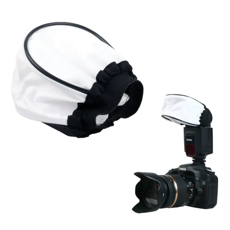 Description Picture 5 of item1pcs Universal Flash Bounce Diffuser Camera Soft Box Cover dome For all camera