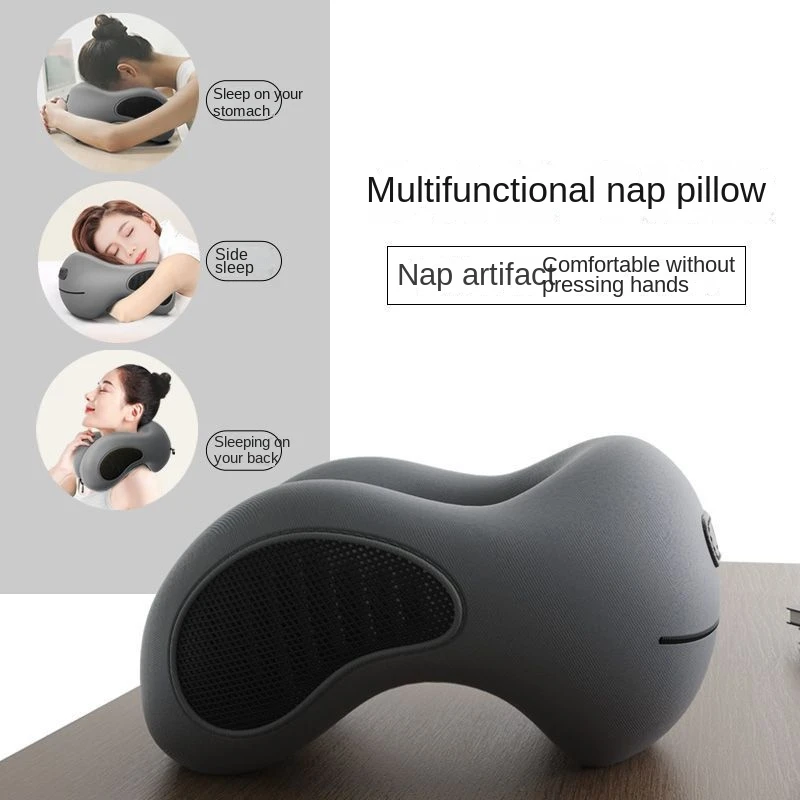 

Multifunction U-Shaped Memory Foam Neck Pillow Slow Rebound Soft Travel Pillow For Sleeping Cervical Health Massage Nap Pillows