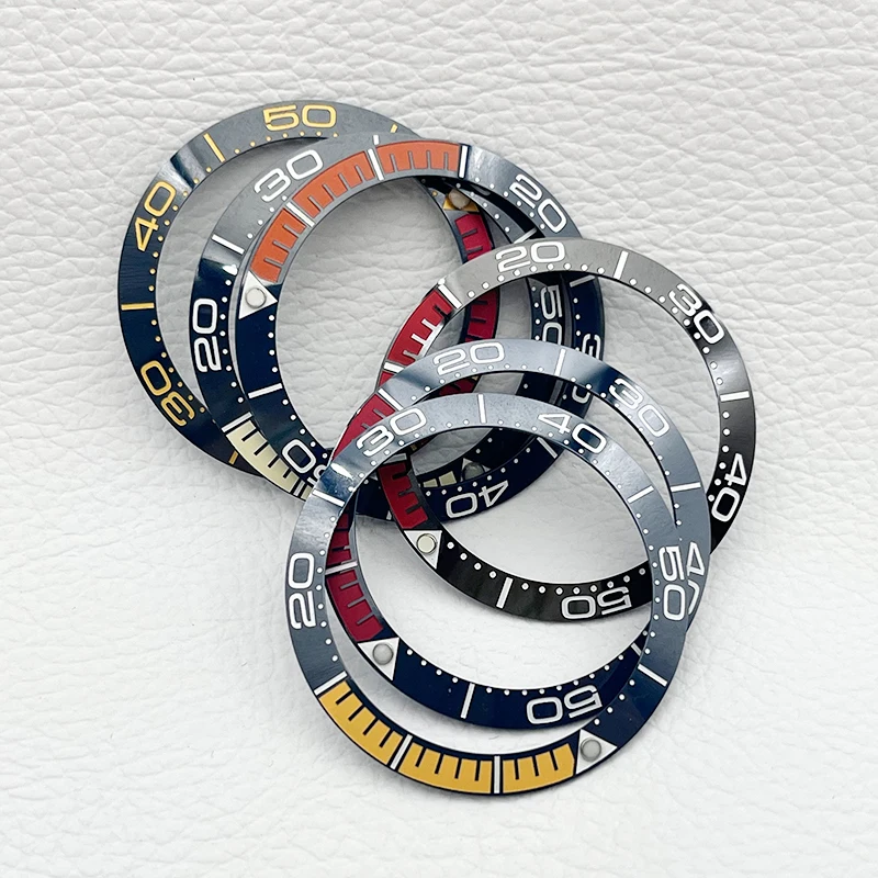 Seiko 38Mm Orologio Lunetta In Ceramica Inserto Per Skx007 Skx009 Rlx Submariner Gmt Yacht-Master Case Cornice Inserto Riparazione Parti Mod