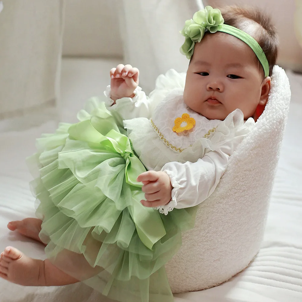 Baby Girls Tulle Tutu Bloomers Infant Newborn Diapers Cover 2pcs Short Skirts Headband Set Girls Skirts Rainbow Baby Skirt ballet tutu skirt children skirts