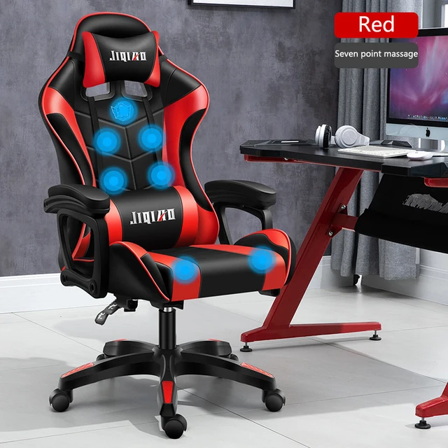 New massage computer chair gaming chair furniture luminescent office chair ergonomic swivel chair home live