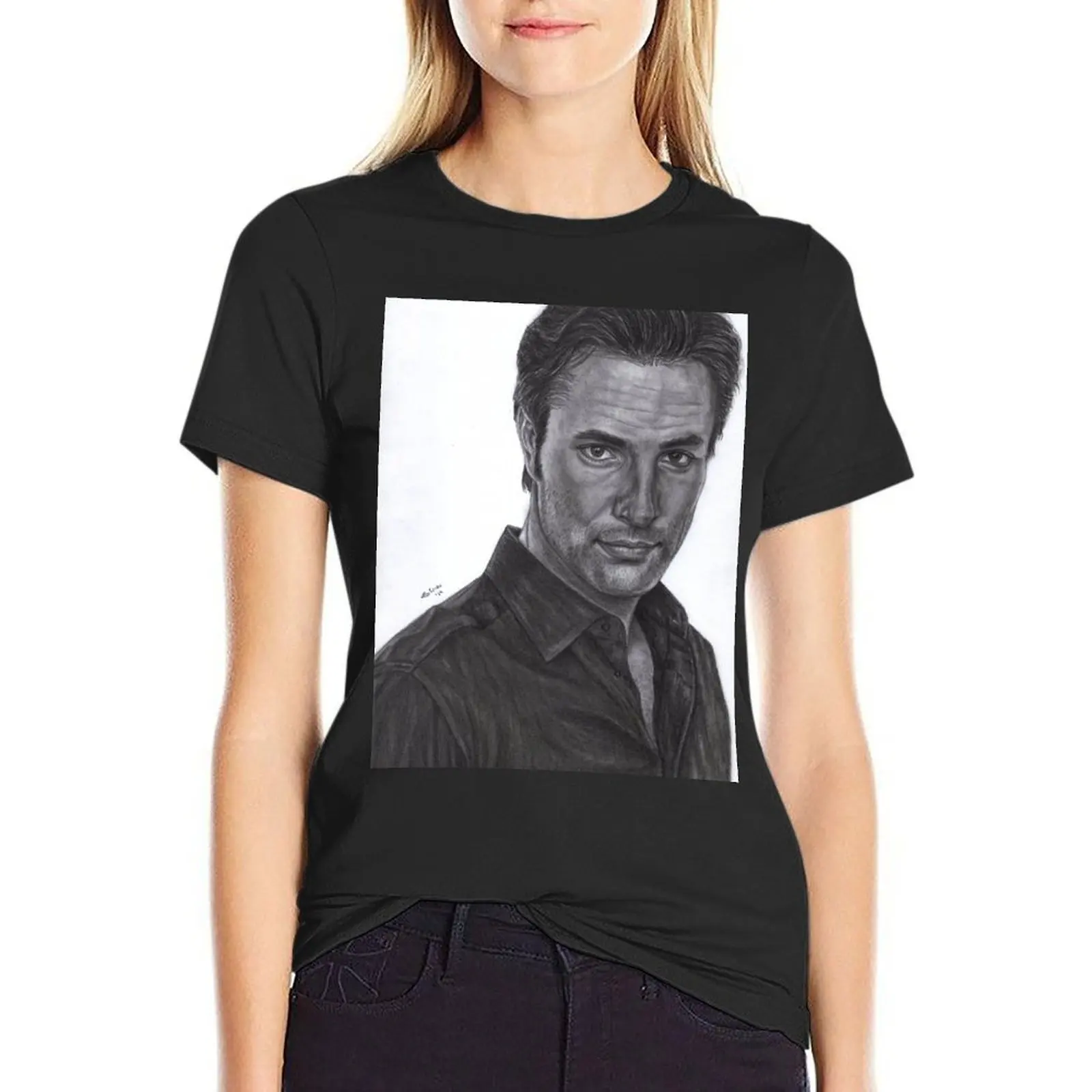 Victor Webster T-Shirt cute clothes anime clothes female Summer Women's clothing