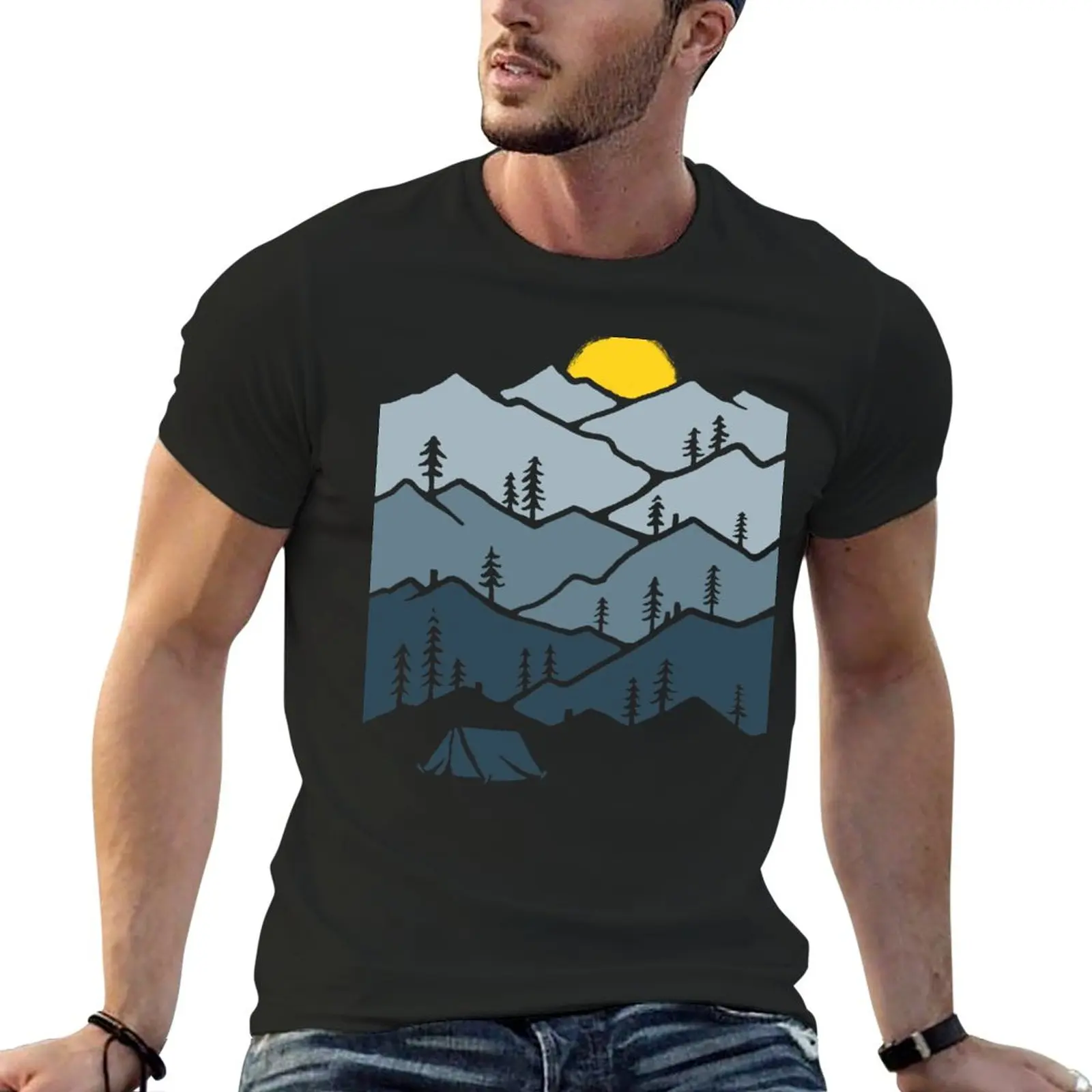 

Camping T-Shirt custom t shirt plus size t shirts designer t shirt men