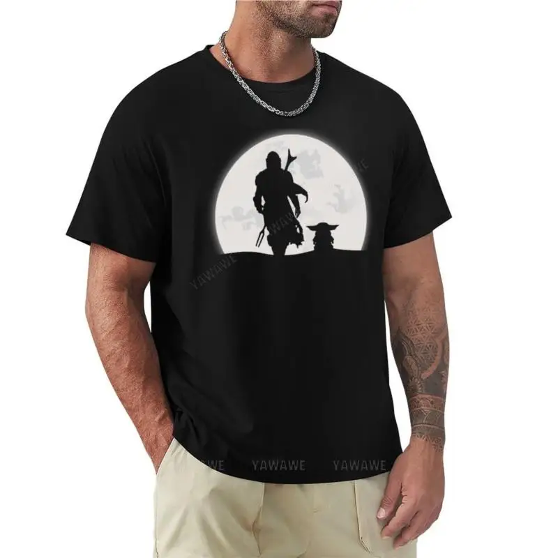 

Mens summer t-shirt Bounty hunter Moon T-Shirt tops hippie clothes T-shirt men cotton tshirt men tee shirt brand tee-shirt