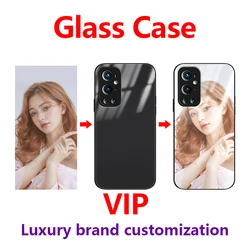 Customized Photo Case - Personalized Style Design Glass Silicone Phone Cover for OnePlus Nord CE 4 5G (Glass-Case)