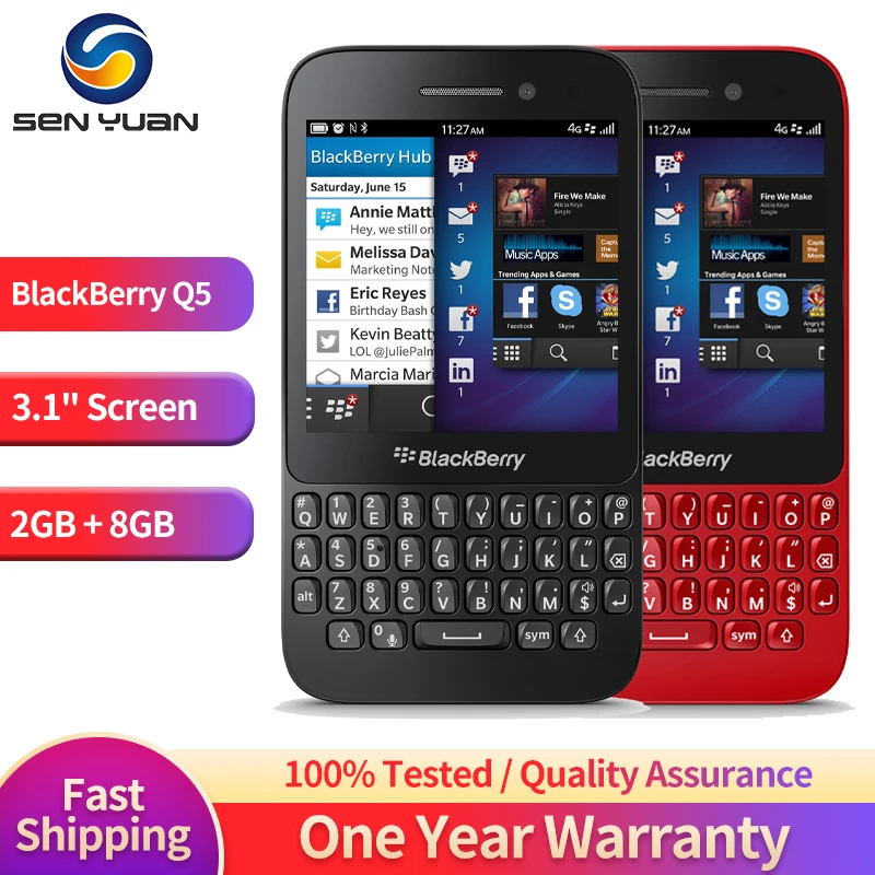 Blackberry-teléfono móvil Q5 4G Original, desbloqueado, pantalla de 3,1  pulgadas, 2GB de RAM, 8GB de ROM, + 2MP 5MP, WIFI, GPS, teclado QWERTY,  BlackBerryOS - AliExpress