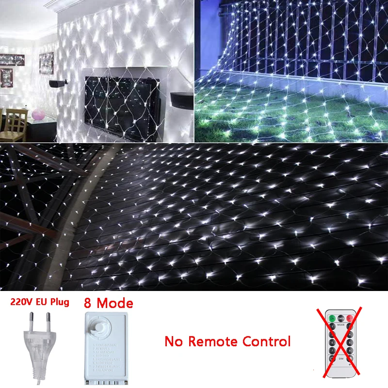 thumbnail image 1 of Guirnalda de luces LED para pesca al aire libre, 3 m a 54 m, guirnalda navideña para jardín, calle, árbol de boda, decoración de Ramadán 2023, 1 of 5