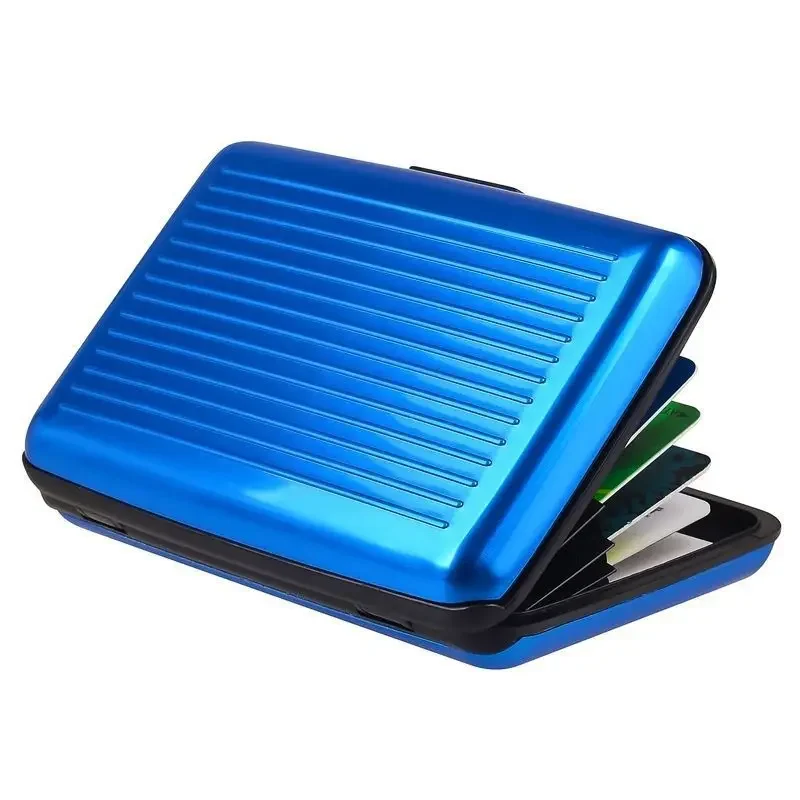 Wallet Card Holder Credit Card Anti-RFID Scanning Protect 1Pc Men Aluminum Hard Case