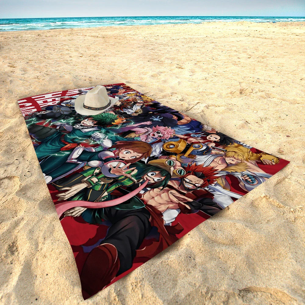 My hero academia Towel Microfiber Beach Towel Absorbent Quick dry Soft Yoga Swimming Resort Mountain Climbing Towel 3