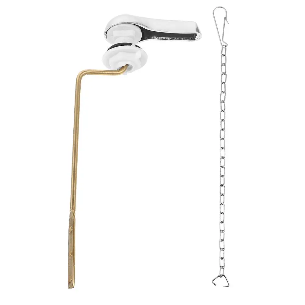 Side Toilet Handle Replacement Kit Flush Lever Chain Universal Tank Levers Cistern Parts Accessories Brass Mount Inside Fitting