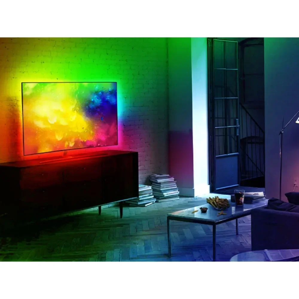 Kit de Fita Led com Modo de Ecrã de Música Retroiluminação Sync Box Rgb Hdmi tv 3577 - Imagem 6