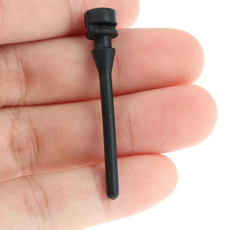 Screw Rubber Rivet Fan Noise Absorbtion Anti Vibration Mount Silicone Shock-absorbing Nails Black/White TEUCER 20/40Pcs rubber rivet