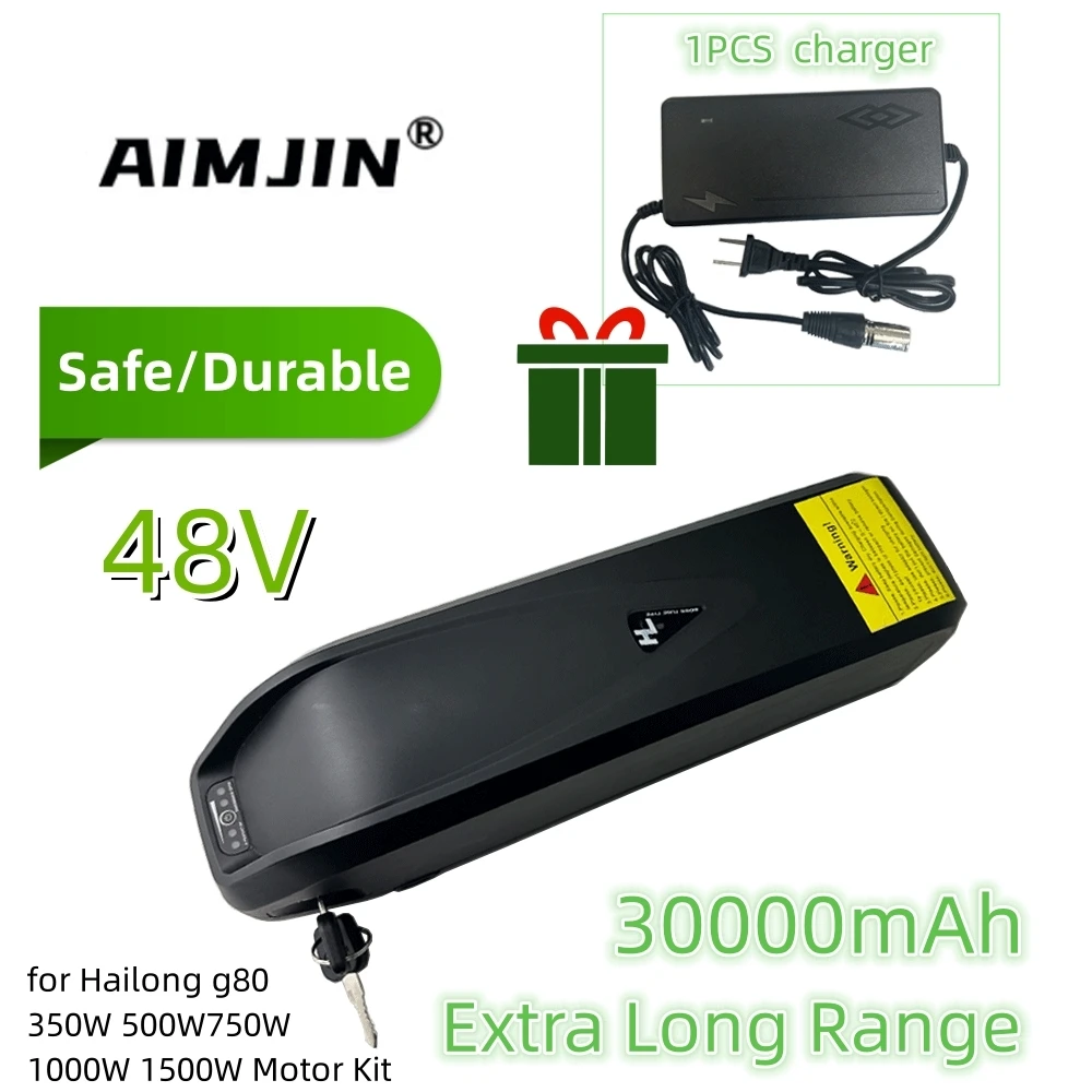 

For Hailong polyester DP-9, BMS 18650 cell, lithium-ion battery 48V 52V 30AH durable