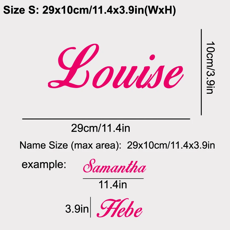 YOUR TEXT Vinyl Decal Sticker NAME Personalized Lettering Car/Door Window Bumper Decal Children Nursery Home Decor