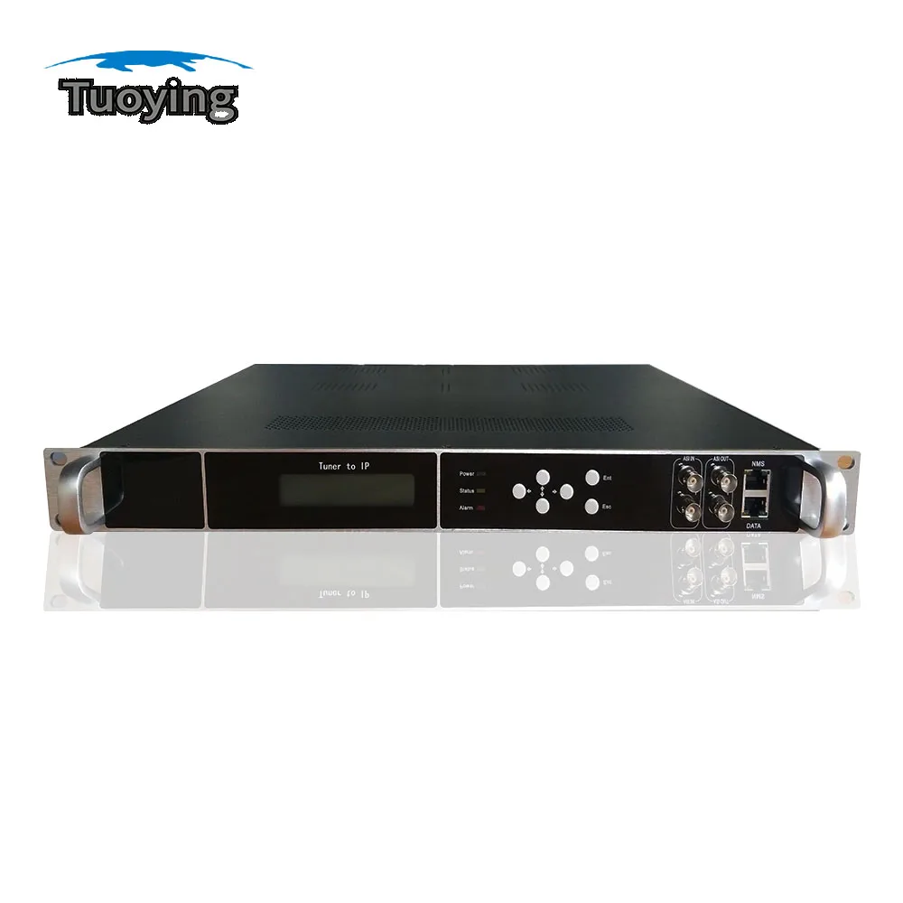 

For cable digital front-end, broadcast 8-channel tuner to IP ASI gateway RF DVB-S2 DVB-T2 DVB-C ATSC ISDBT to IP tuner receiver