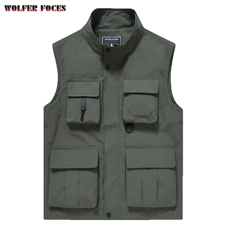 Hunting Vest Mesh Climbing Men Fishing Clothing Sleeveless Jacket Summer Man New In Men's Sets Tactical Military Denim Work Coat men s sets woodland camouflage acu military uiforms tactical uniform army cloth