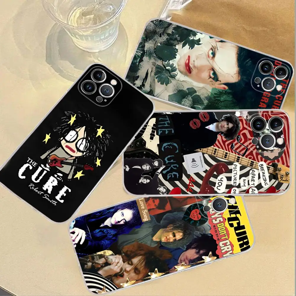 The Cure Robert Smith Custodia Morbida In Silicone Per Iphone 15 14 13 12 11 Pro Mini Xs Max 8 7 6 Plus X Xs Xr Cover