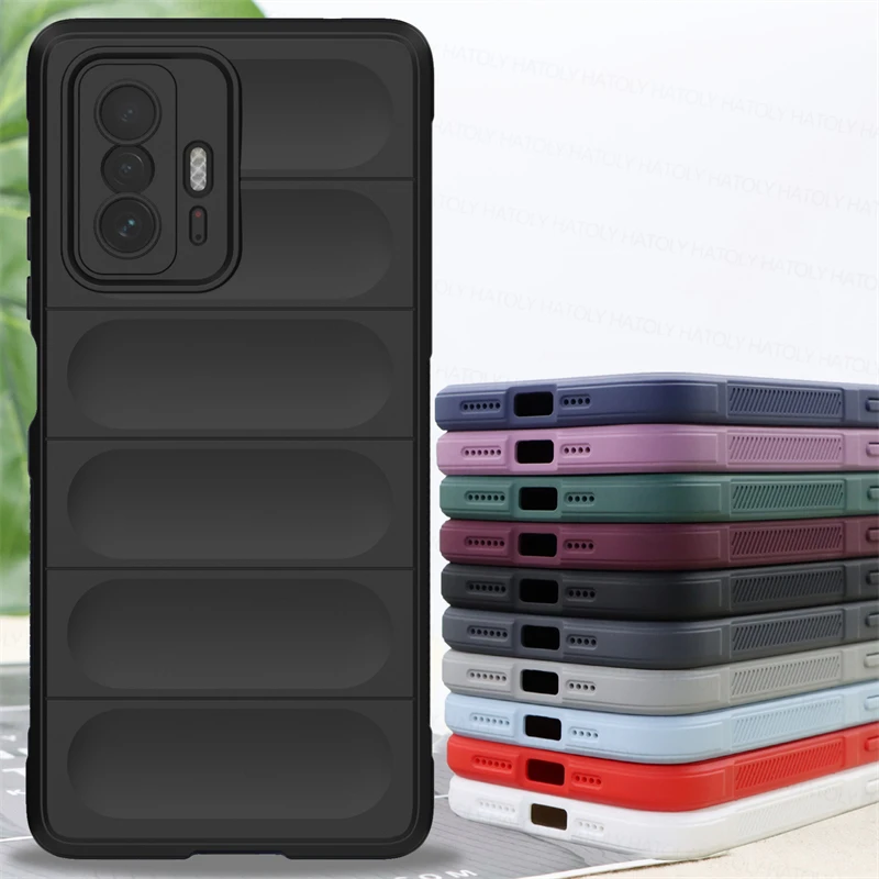 Per Xiaomi 11T Pro Custodia Xiaomi Mi 11 12X 11T 12 Pro Cover Cover Posteriore In Silicone Tpu Antiurto Per La Pelle Xiaomi 11T Pro