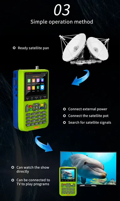 GTmedia V8 Finder 2: The Ultimate Satellite Locator With OLED Display And  Handheld Network Analyzer For TV Installation From Arthur032, $36.82