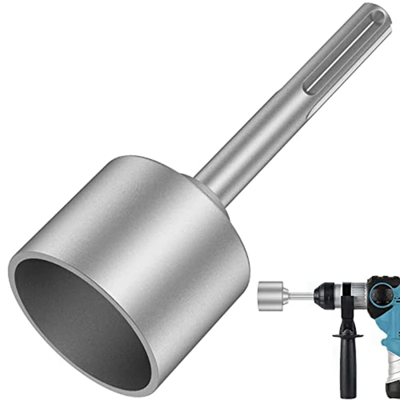 2X SDS-Max Ground Rod Driver, 65Mm Heavy Duty Steel Drill Bit Driver,For Rotaryhammer Drill Grounding Rods (2.56 In)