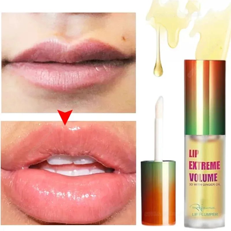 Long Lasting Lip Plumper Oil Serum Instant Volumising Essence Oil Repair Lip Fine Lines Increases Elasticity Sexy Lip Balm New 3