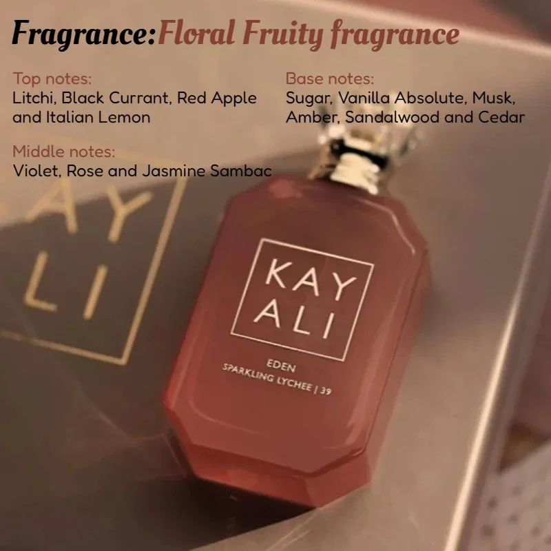 Kayali 100ml Unisex Eau De Parfum Long Lasting Fresh Floral Clean Refined Luxurious Inviting Signature Fragrance with 20 Variant - Image 2