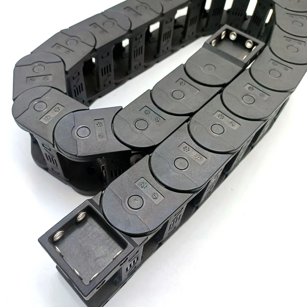 YCHEN 30 Series 1 Meter Plastic Drag Chain Holder Bridge Type Open On Both Sides Cable Protection Engineering Nylon Towline