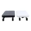 2Pcs Walker Seat Set Strong Load Bearing Black Soft Padded Rest Seat and White Quick Drainage Bath Plate Walker Attachable Seat 3