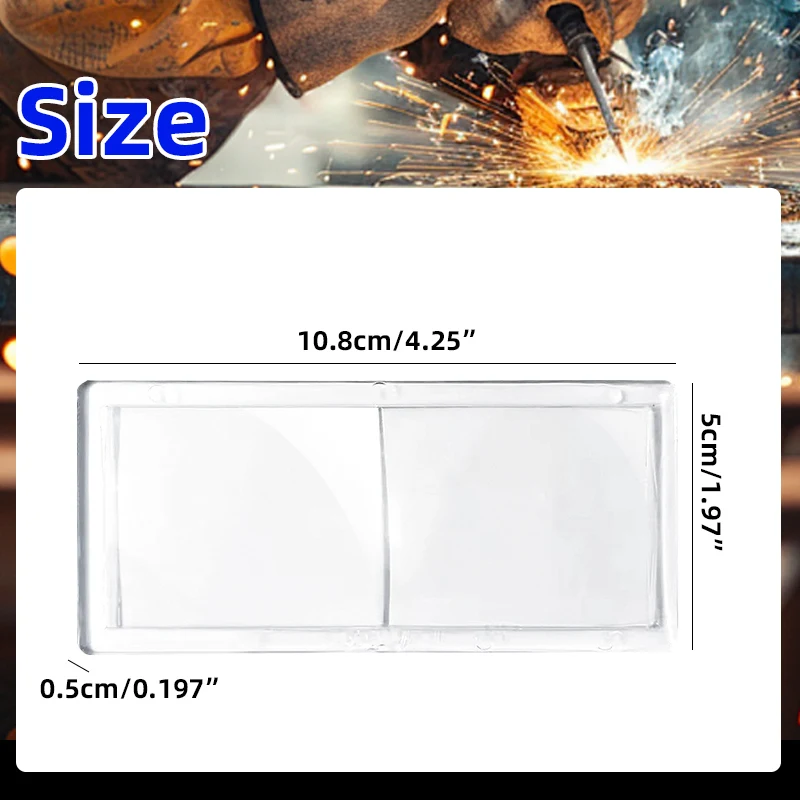 thumbnail image 2 of Magnifying Welding Lens, Welding Helmet Magnifier Lens Diopter Eye Protecting Welding Helmet Magnifier/Cheater Lens Accessories, 1.0/1.5/2.0/2.5/3.0... 2 of 13