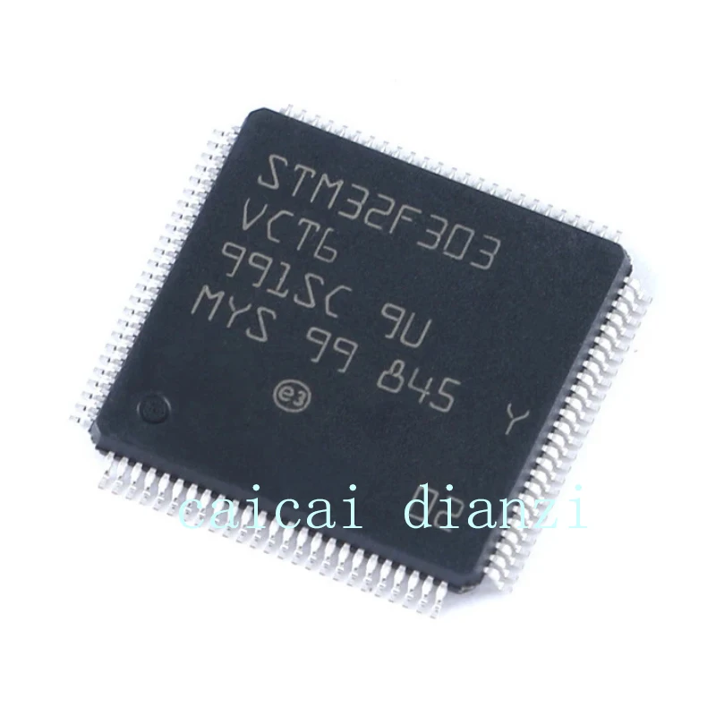 

100-5PCS/LOT STM32F303VCT6 LQFP-100 STM32F303 STM32 F303VCT6 LQFP100 Cortex-M4 32-bit Microcontroller MCU IC Controller Chip New