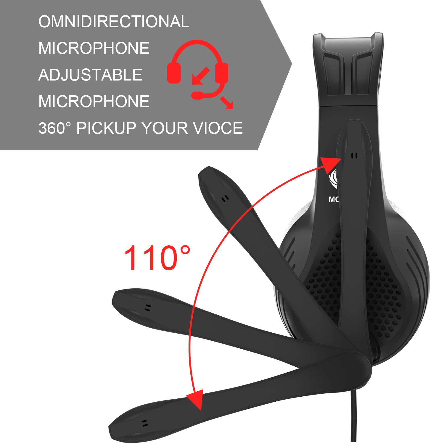 Wired Headphones for Music Noise Cancelling Mic 3.5MM Jack For PS4 PS Laptop XBOX
