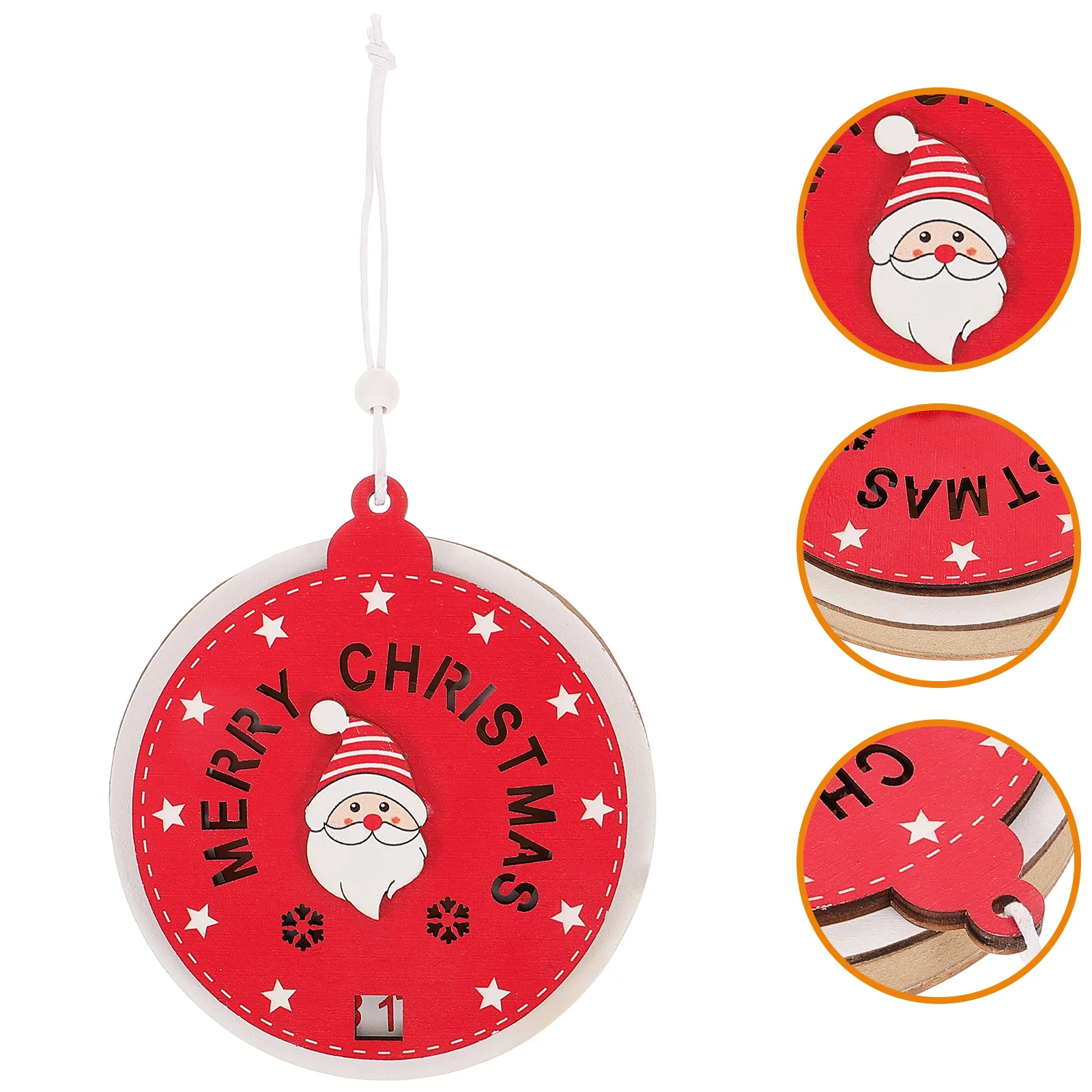 

Xmas Hanging Advent Calendar Christmas Pendant Old Man Snowman Deer 24 Days Countdown Decoration Ornament