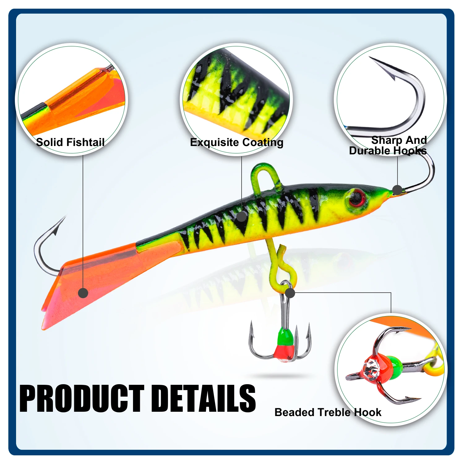 Goture 4 / Ice  Lure 뷱 ̳ 5/6cm 6/9g ܿ Ice Jig ΰ Wobblers   ۾ Bass ũ ׾ Pesca
