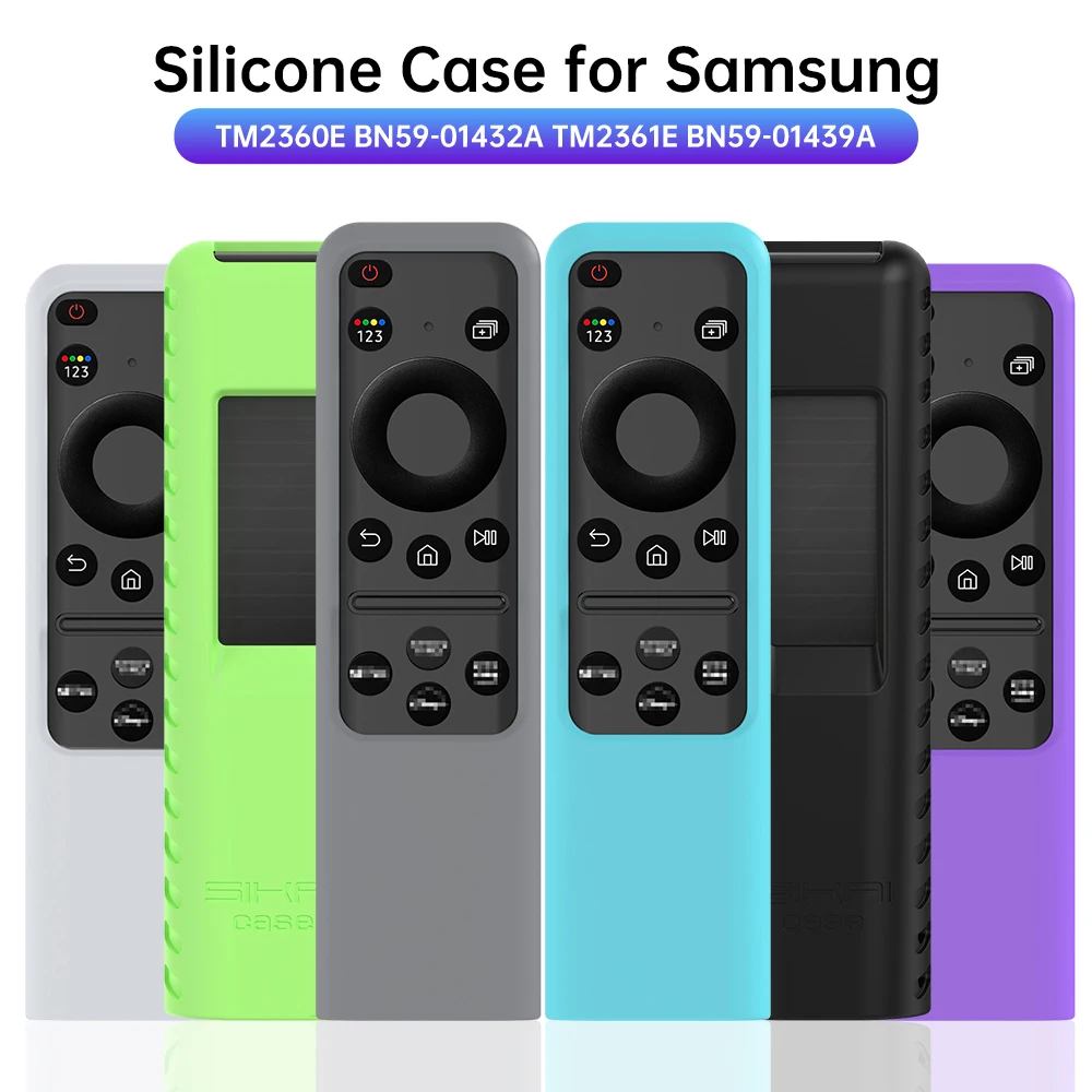 Custodia In Silicone Per Samsung 2023 Solarcell Tm2360E Bn59-01432A Tm2361E Bn59-01439A Bn59-01432J Solar Smart Tv Remote Cover