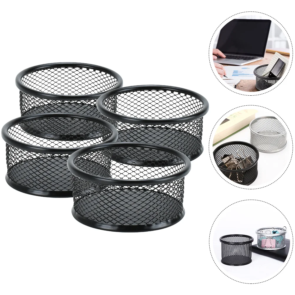 Magiclulu Office Storage Shelves Hair Clip Holder Jewelry Accessories Paper Clip Container Desk Organizer Mesh Basket Organizers