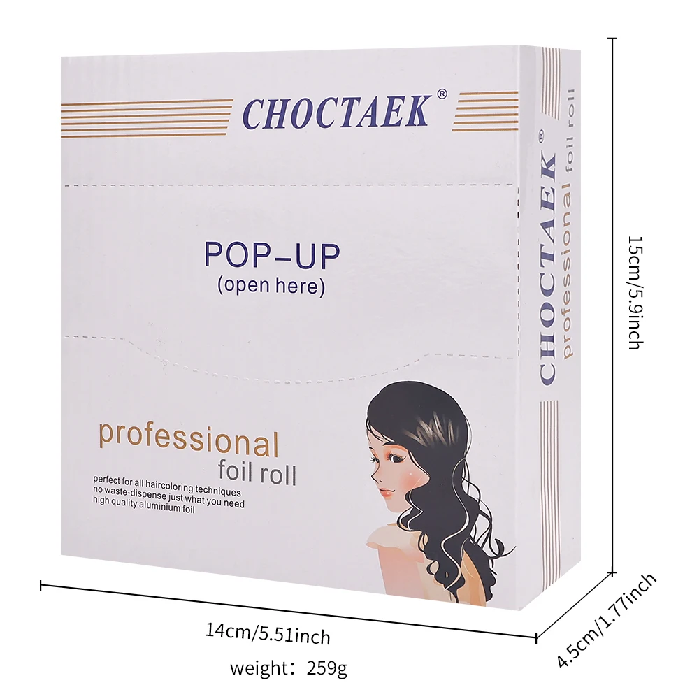 Hair Coloring Foil Sheets 200pcs Hair Coloring Aluminum Foil 12cmx14cm Tin Aluminum Foil Sheets Hairdressing Perm for Salon Barber Shop